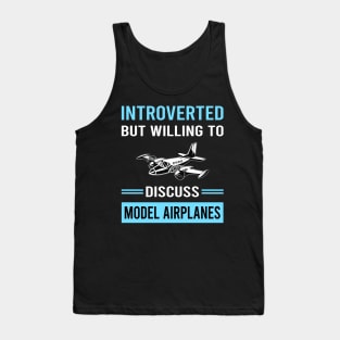 Introverted Model Airplane Plane Planes Aircraft Tank Top